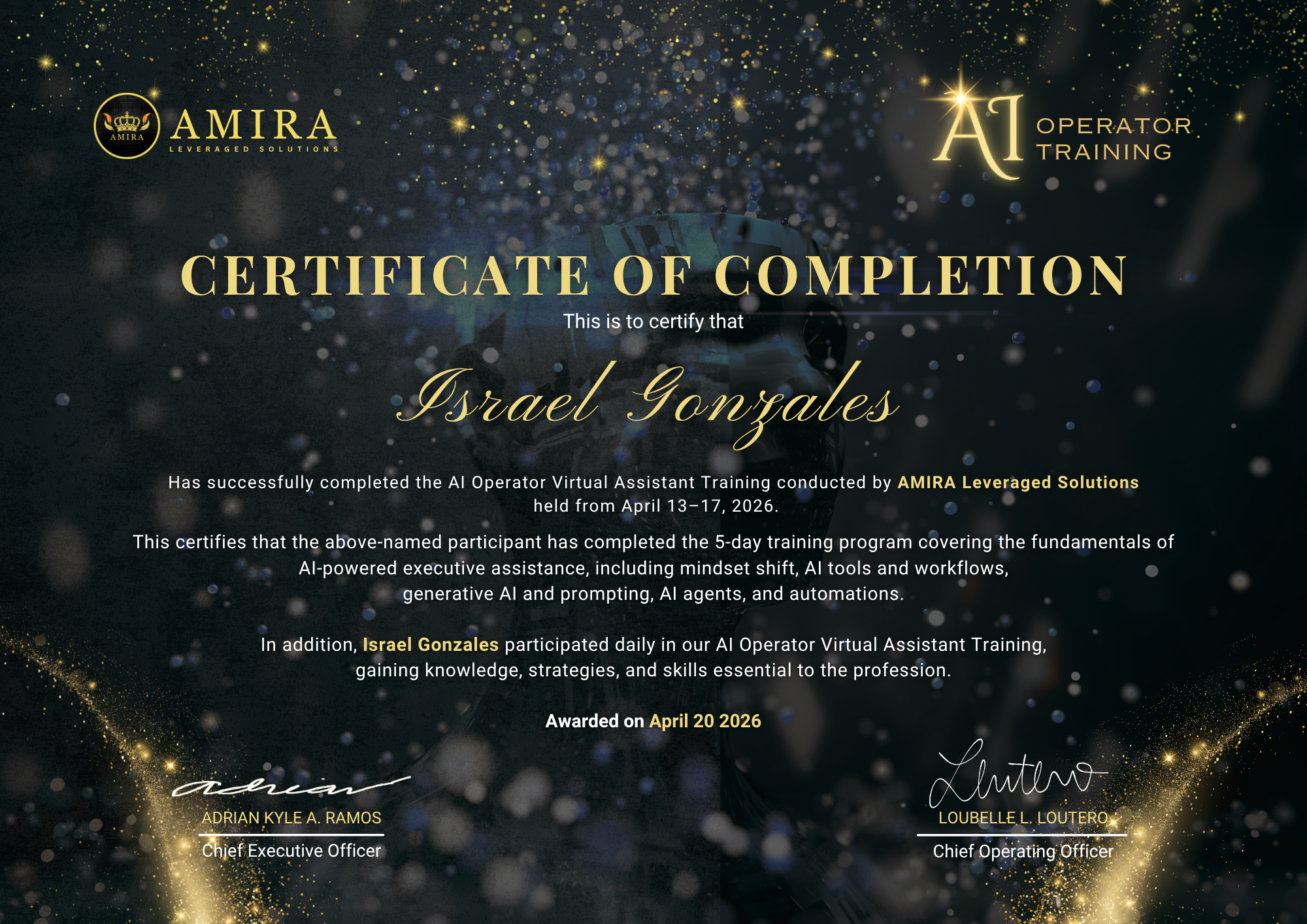 AI Operator VA Training